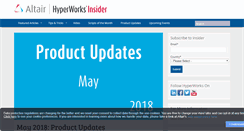 Desktop Screenshot of insider.altairhyperworks.com